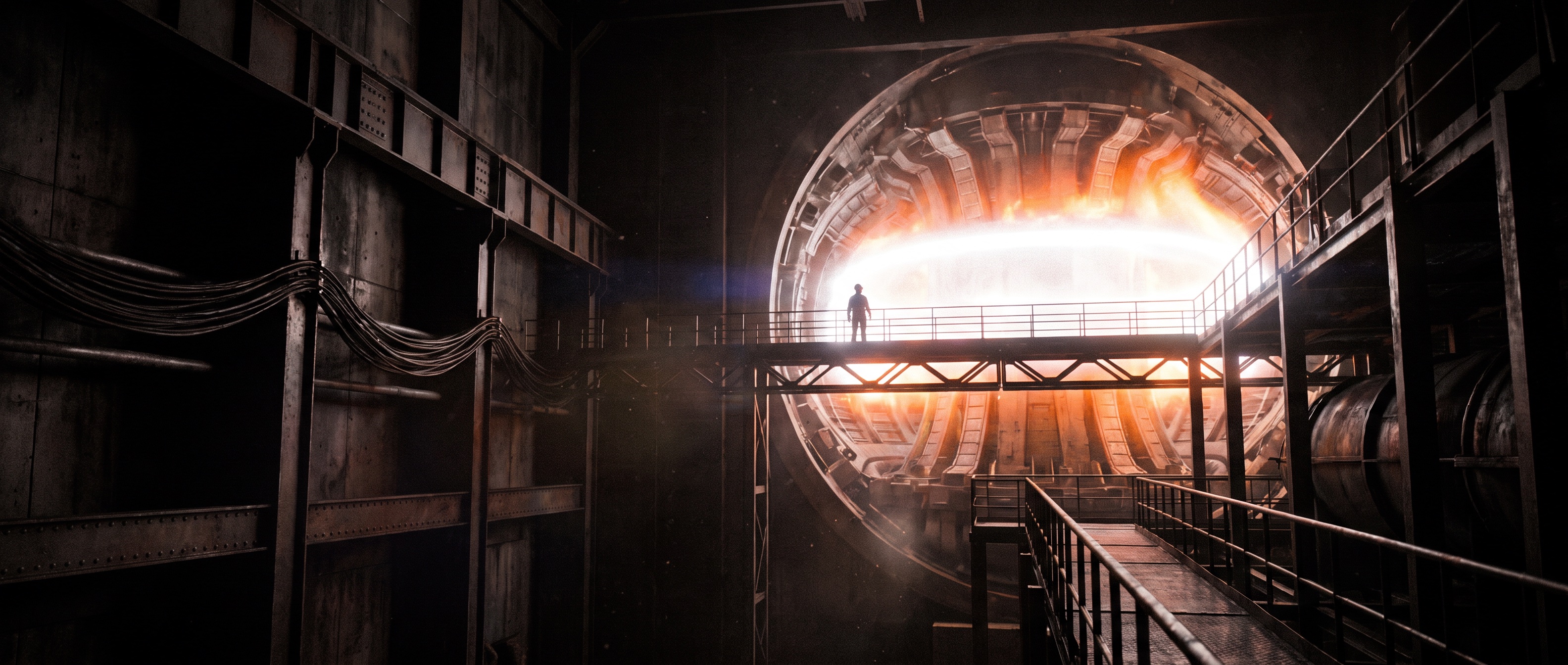 Inside a fusion reactor hall — a place no camera can go